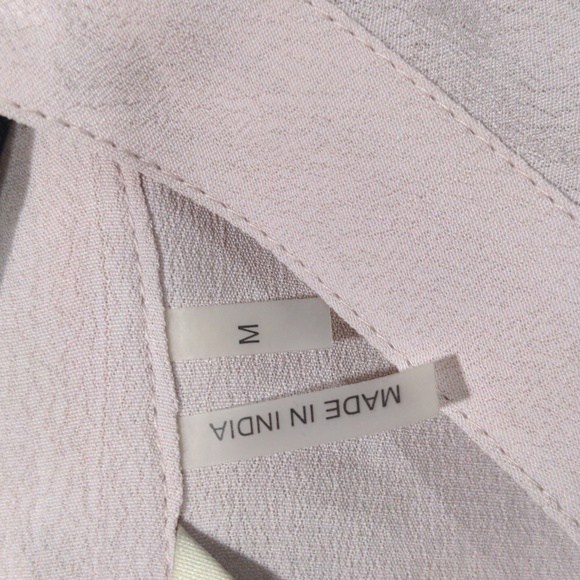 Soft Surroundings Women's Pink/Purple Button Down Long Sleeve Blouse Size M - Picture 7 of 7